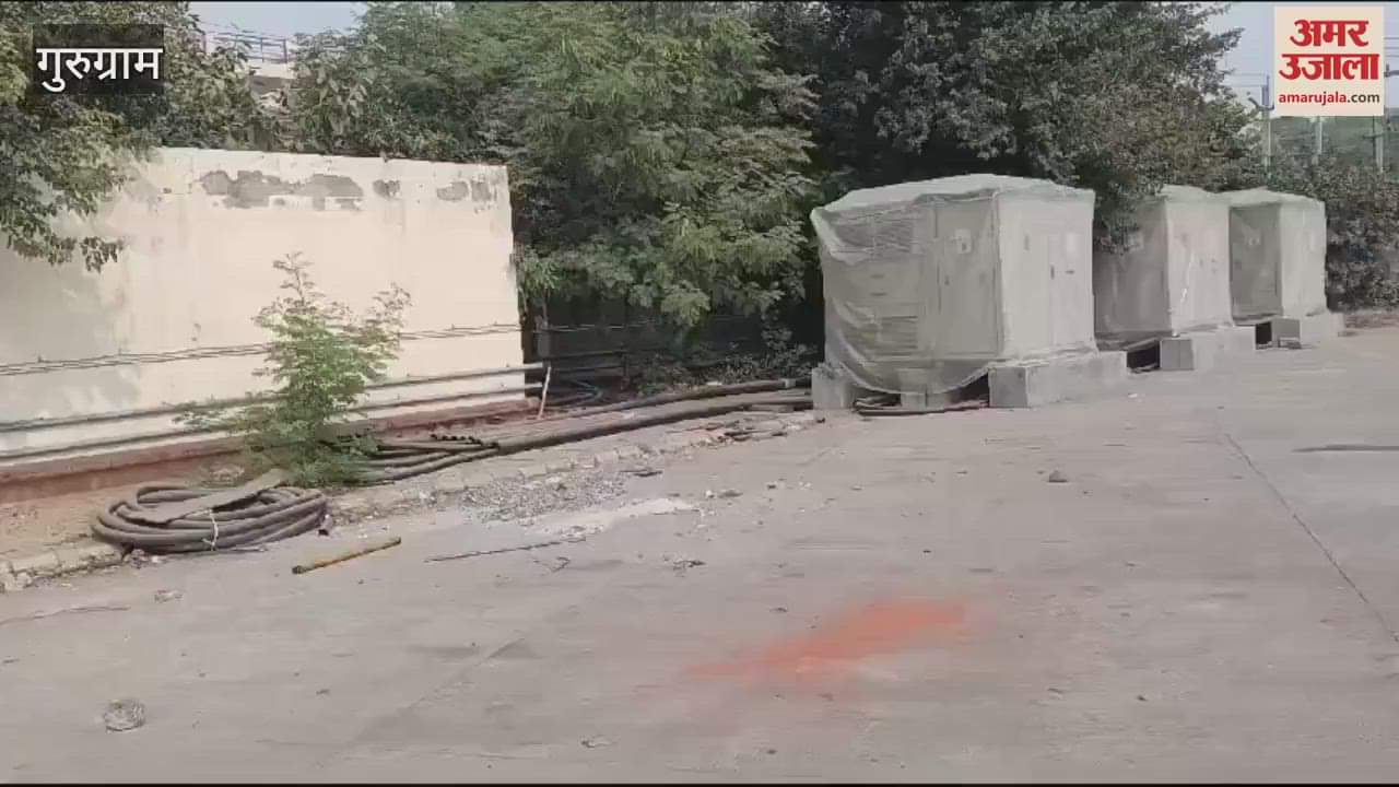 VIDEO : No work on ground for charging station at bus depot in Gurugram