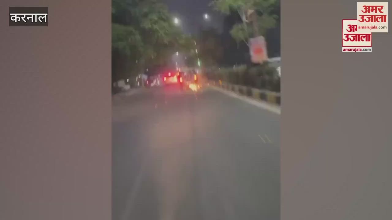 VIDEO : Thar driver drags bike rider in Karnal, video goes viral