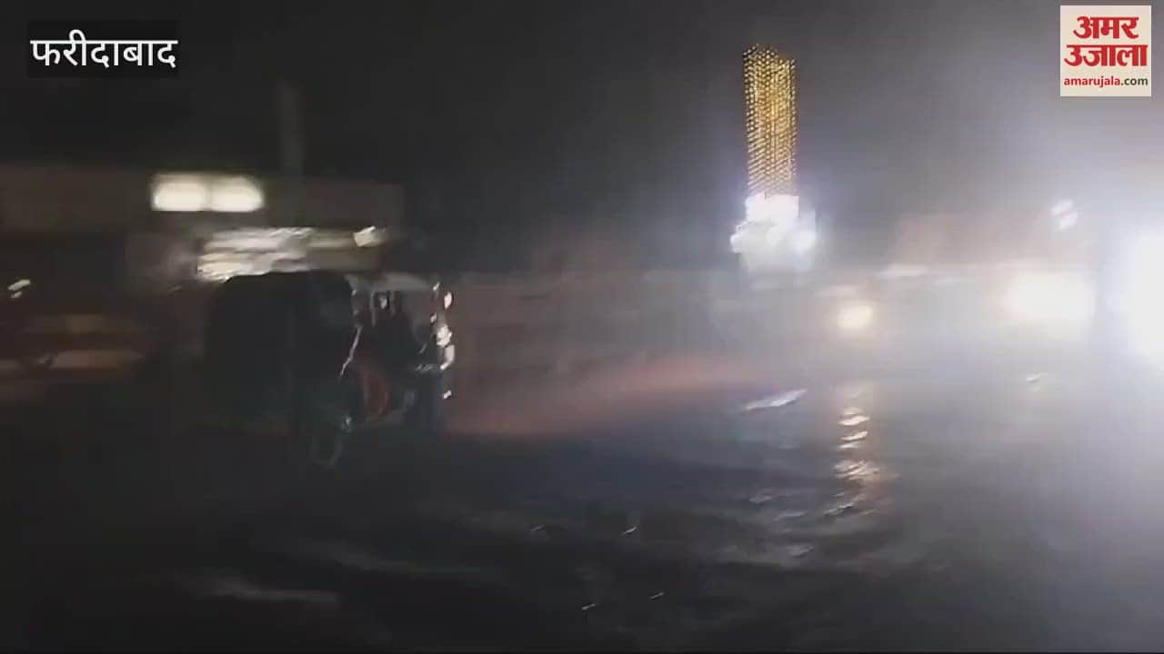 VIDEO : The construction work of the elevated road on Mohana Road in Faridabad is progressing rapidly