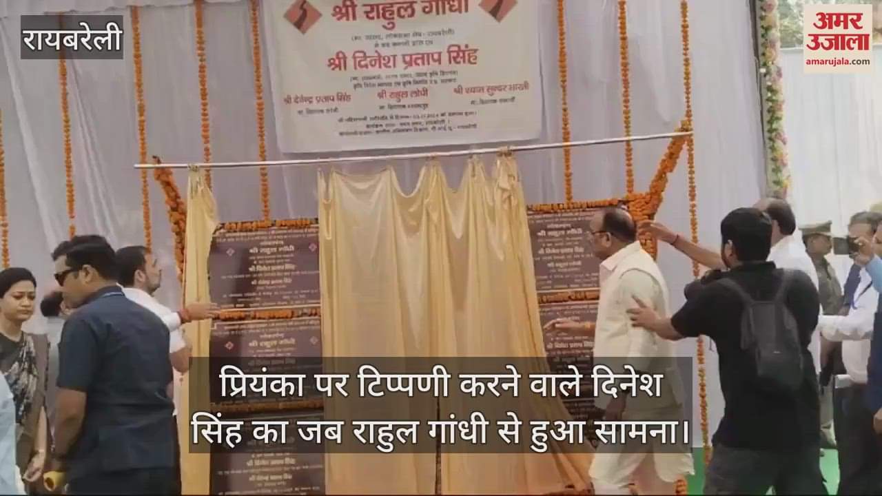 VIDEO : प्रियंका पर टिप्पणी करने वाले दिनेश सिंह का जब राहुल गांधी से हुआ सामना, आंखें मिलीं और फिर...