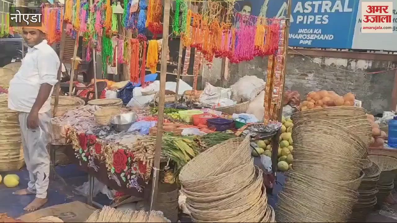 VIDEO : Chhath is hit by inflation prices of fruits and puja material double in Noida