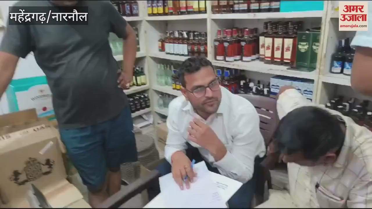 VIDEO : Excise department team raided Mahendragarh, 175 boxes of liquor recovered