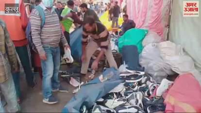 VIDEO : Nagar Parishad closed the shops in the temporary market of Dhalpur