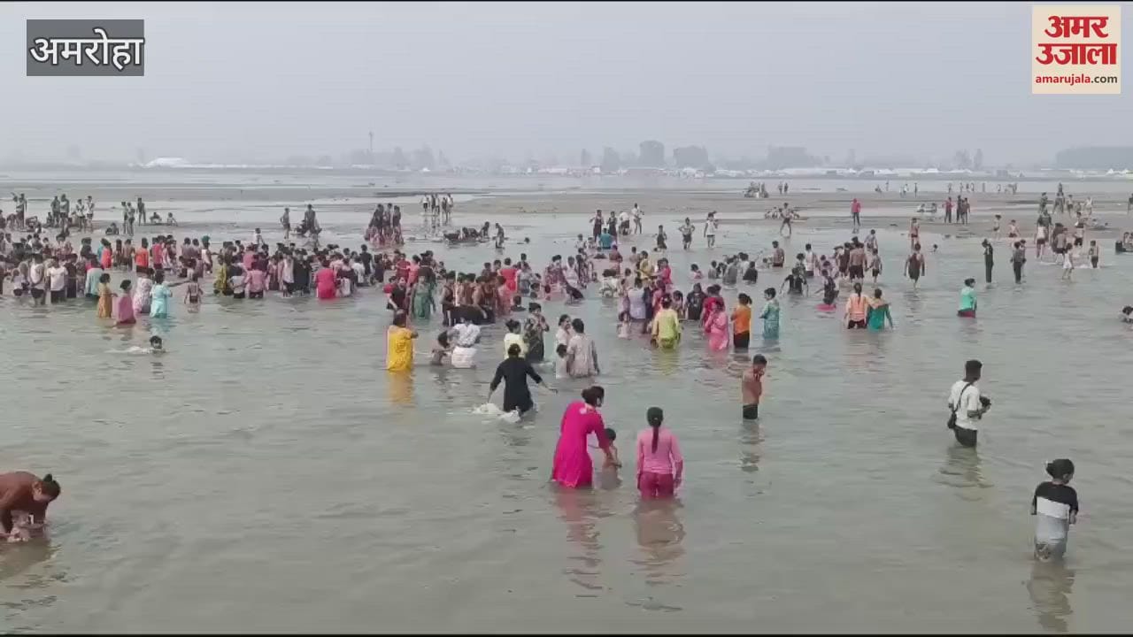 VIDEO : Waves of faith rising on the banks of Ganga, crowd gathered to participate in Tigri fair