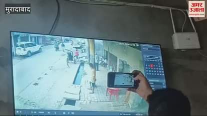 VIDEO : Live murder in Moradabad, Principal shot dead in Majhola