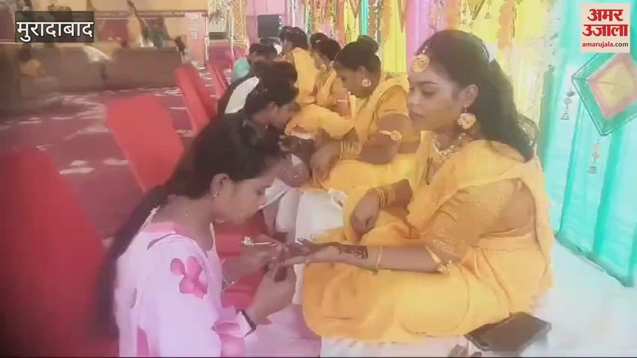 VIDEO : Daughters participated in Mehndi ceremony, their faces lit up after seeing the designs