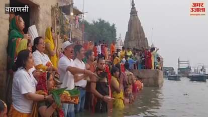VIDEO : Chhath inspires to preserve rivers and ponds Namami Gange calls for cleanliness Surya Pooja performed