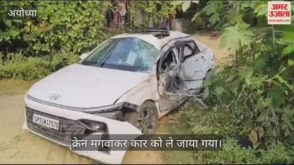 VIDEO : यूपी विधानसभा के विशेष सचिव की मौत: अनियंत्रित होकर दूसरी लेन में आई कार, ट्रक ने मारी टक्कर