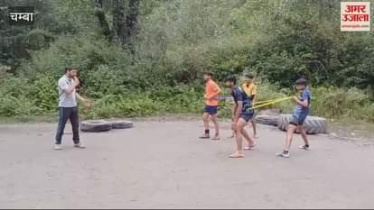 VIDEO : 24 players of Chamba district will show their strength in the state level Kabaddi junior competition