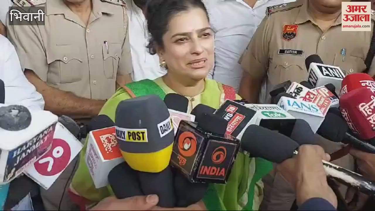 VIDEO : Irrigation Minister Shruti Chaudhary in Bhiwani