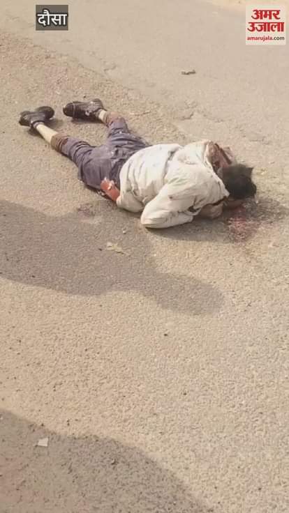 Dausa News: Truck ran over head constable when he was stopped from entering no entry, died on the spot