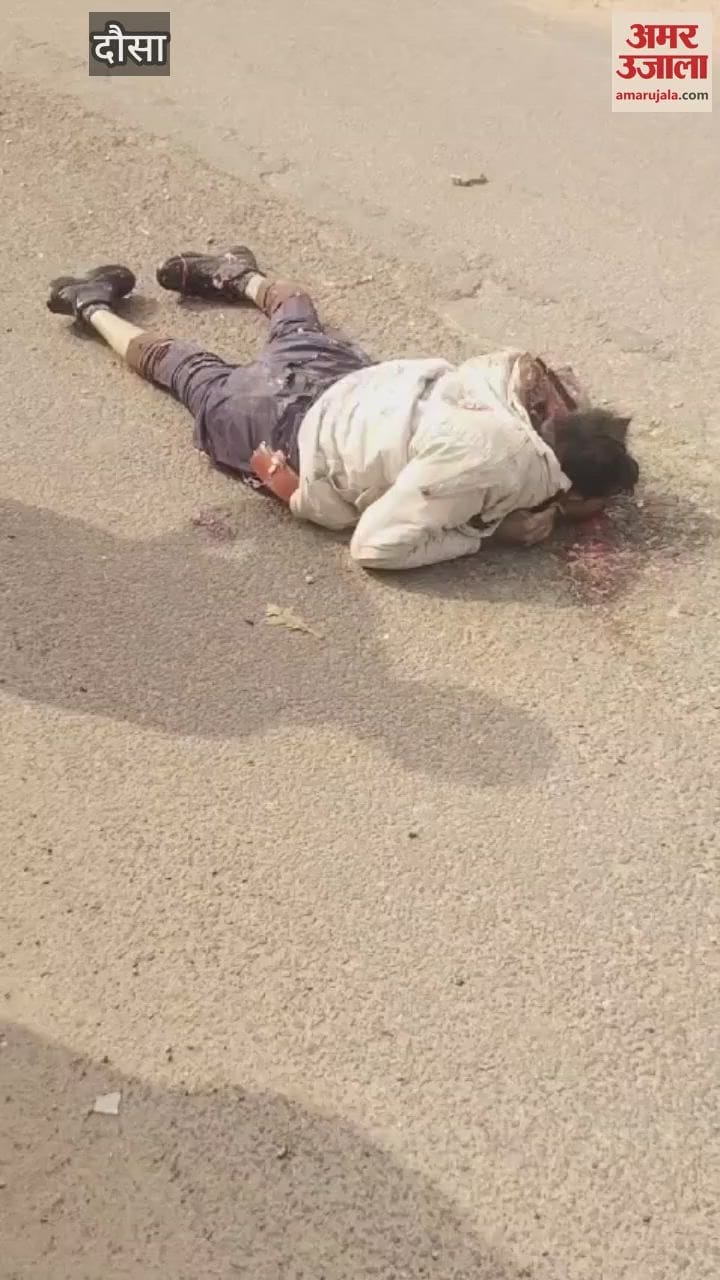 Dausa News: Truck ran over head constable when he was stopped from entering no entry, died on the spot