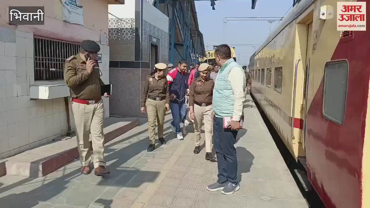 VIDEO : Police conducted a joint search operation for security on Republic Day in Bhiwani