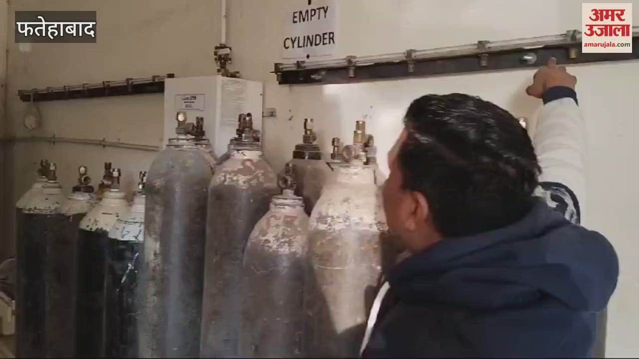 VIDEO : Oxygen cylinder pipes stolen from Fatehabad Civil Hospital, officials inspected