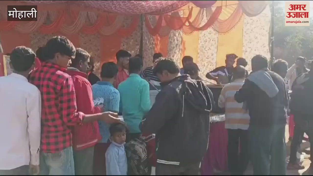 VIDEO : Langar organised on the first anniversary of Ram Lalla's Pran Pratishtha in Mohali