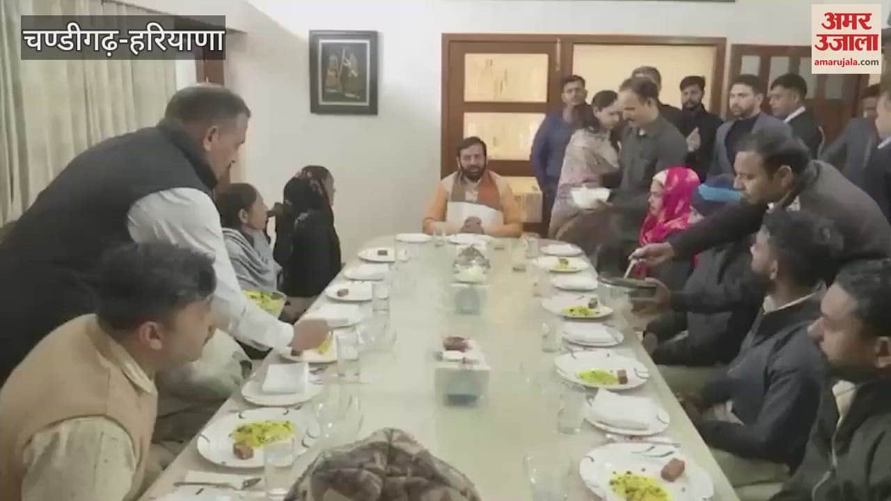 VIDEO : CM Naib Saini celebrated his birthday by having breakfast with sanitation workers