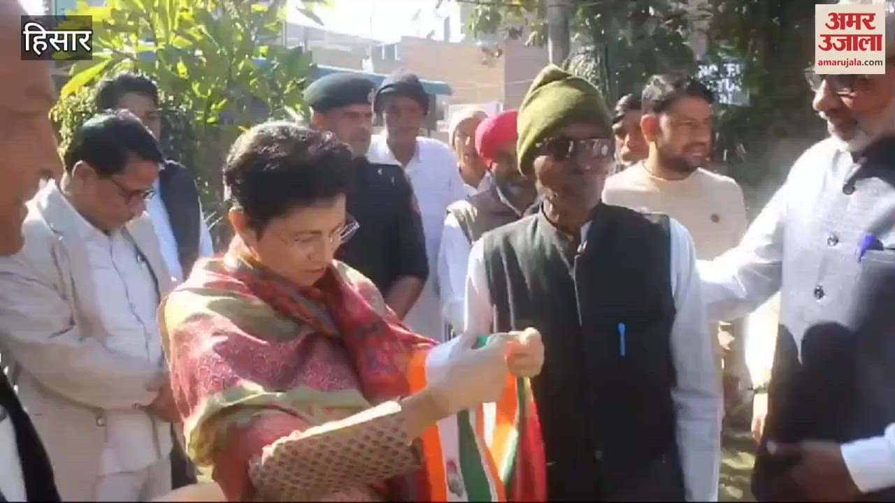 VIDEO : In Hisar, MP Kumari Selja targeted the government, said- the risk of cancer is increasing due to lack of clean water