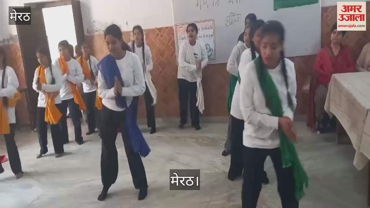 VIDEO : Programs were organized on Republic Day at Khalsa Inter College, Meerut