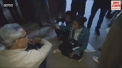 VIDEO : B.Sc. Nursing students cried profusely in front of City Magistrate