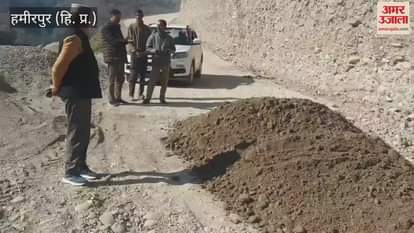 VIDEO : Sujanpur MLA Ranjit Singh stopped the road construction work know the reason