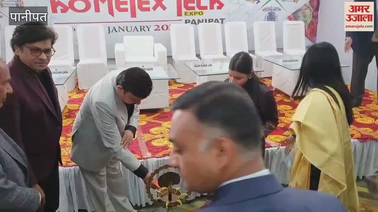 VIDEO : पानीपत का बिना पानी की मदद से बनने वाला रंगीन धागा बना आकर्षण का केंद्र