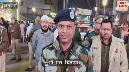VIDEO : Police came to control crowd in Kashi barricading on main routes