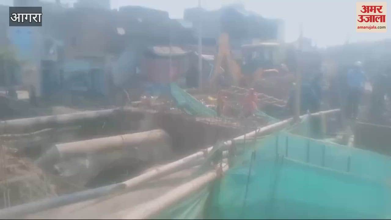 VIDEO : Lohamandi-Jaipur House road will not open now construction work of culvert is going on
