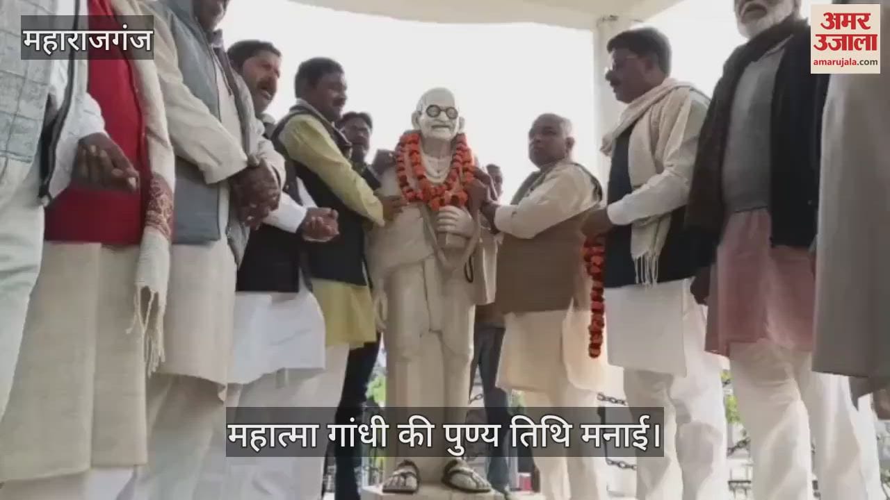 VIDEO : Programs organized on the death anniversary of Mahatma Gandhi