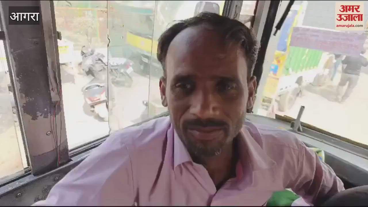 VIDEO : As soon as we entered Prayagraj we found a queue of vehicles and were stuck in traffic jam for hours