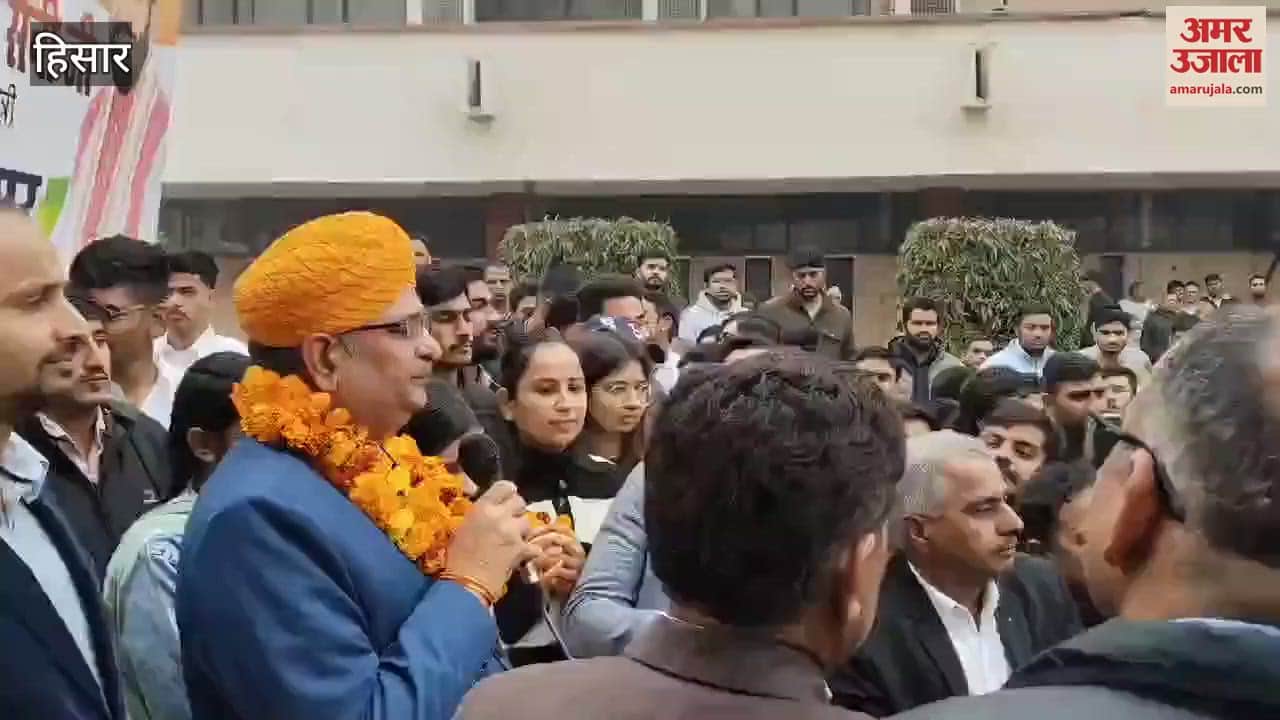 VIDEO : Prof. BR Kamboj felicitated on campus after he got second term Vice Chancellor of Hisar HAU