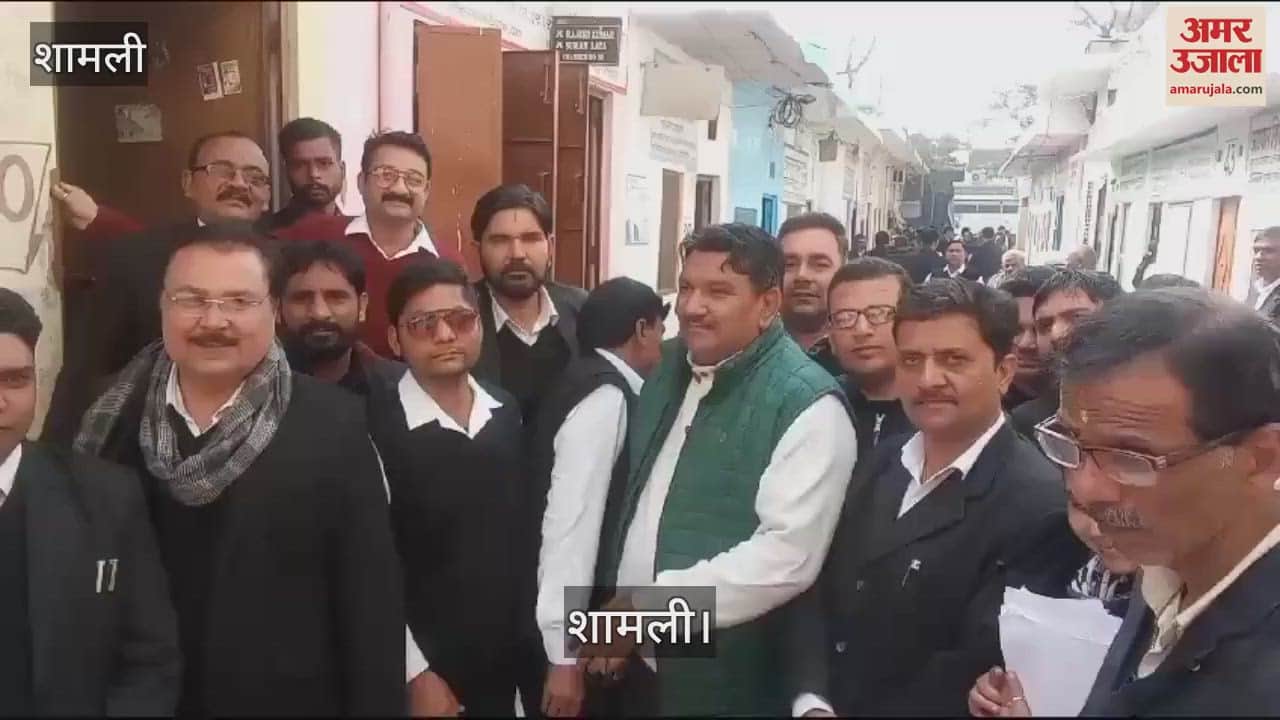 VIDEO : Voting continues for District Bar Association elections in Shamli