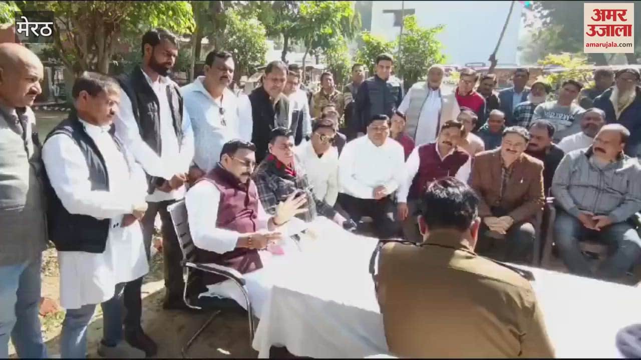 VIDEO : Meerut: Traders met SP Traffic