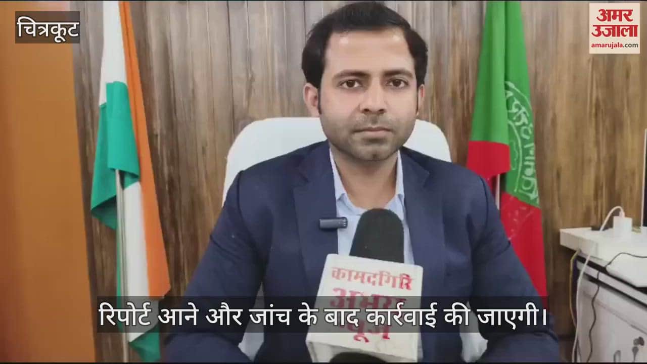 VIDEO : Leopard's body found lying in the forest in Chitrakoot, postmortem conducted