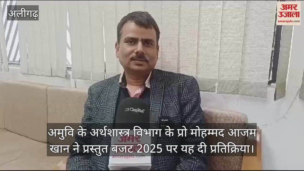 VIDEO : अमुवि के अर्थशास्त्र विभाग के प्रो मोहम्मद आजम खान ने प्रस्तुत बजट 2025 पर यह दी प्रतिक्रिया