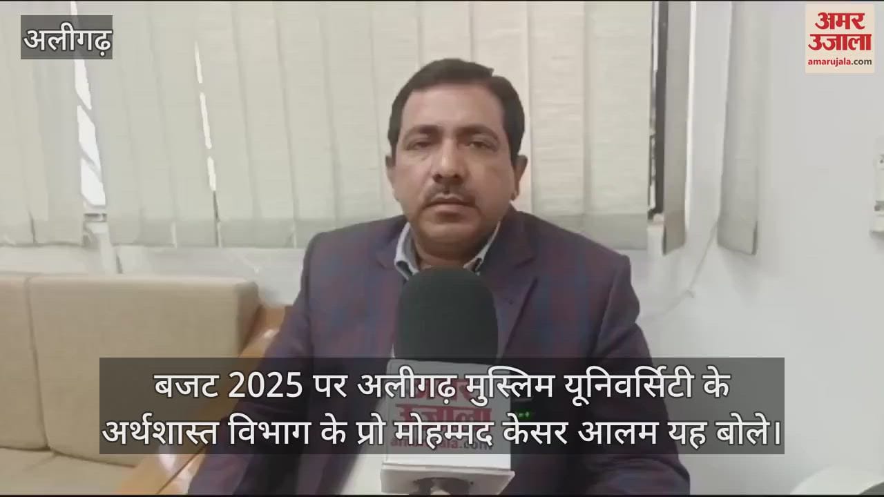 VIDEO : बजट 2025 पर अलीगढ़ मुस्लिम यूनिवर्सिटी के अर्थशास्त विभाग के प्रो मोहम्मद केसर आलम यह बोले