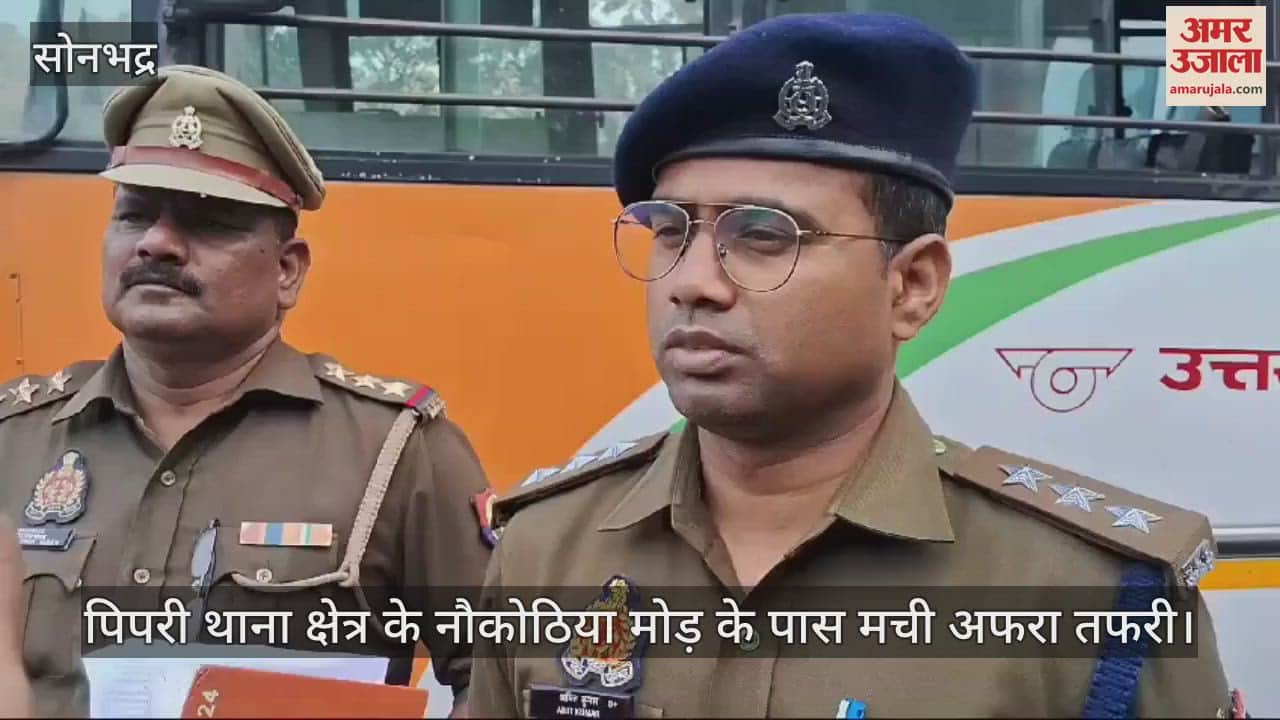 VIDEO : Trailer-Roadways bus collides in Nabhadra six passengers injured