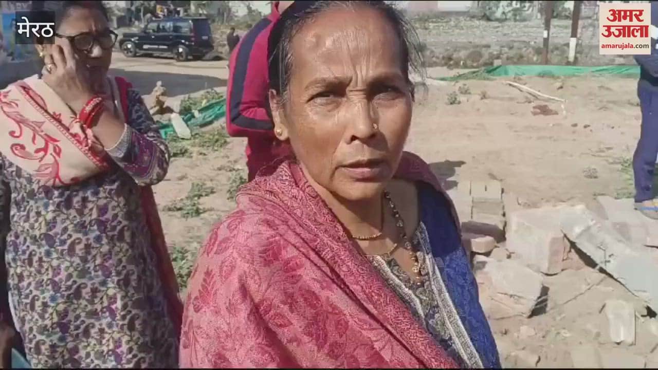 VIDEO : Meerut: Chhath Maiya temple demolished with JCB