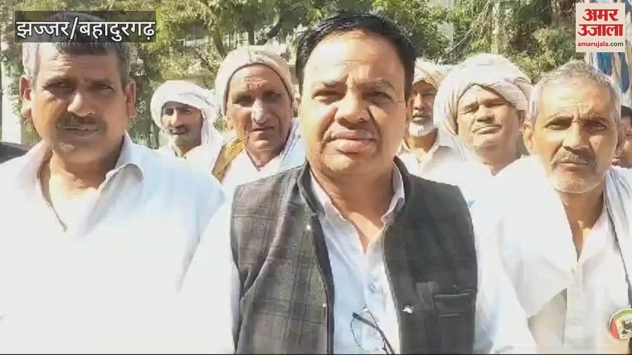 VIDEO : A group of farmers reached from Hisar to support the ongoing protest in Jhajjar