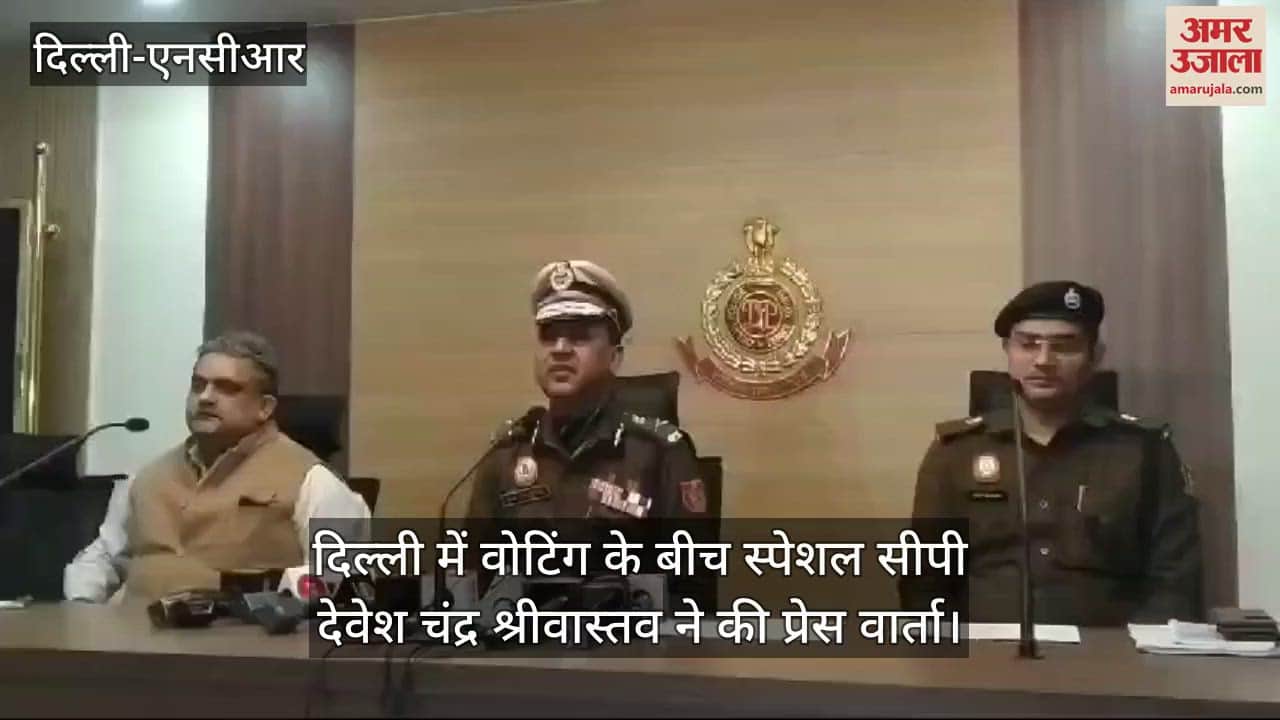 VIDEO : Special CP Devesh Chandra Srivastava held a press conference amidst delhi voting