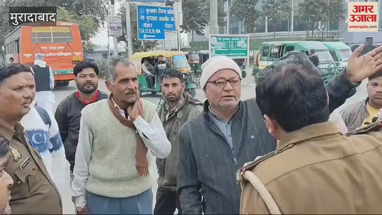 VIDEO : Ramganga bridge closed for traffic, huge jam on Jama Masjid bridge, vehicles also stuck in Tajpur underpass