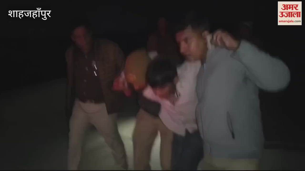 VIDEO : two accused arrested in encounter by police in shahjahanpur