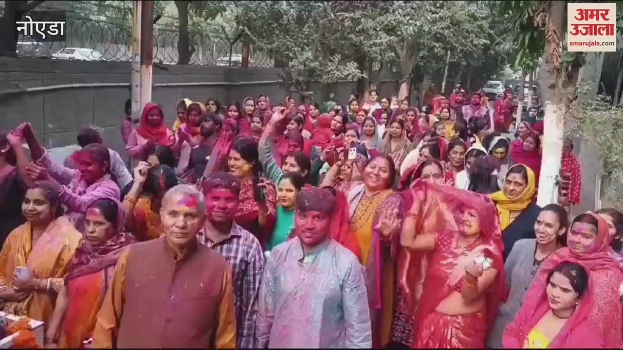 VIDEO : Maa Saraswati idol immersed with much fanfare in Noida