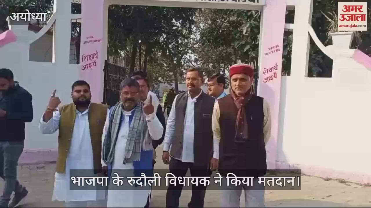 VIDEO : मिल्कीपुर उपचुनाव:  भाजपा विधायक ने किया मतदान, सीएम योगी ने इन्हें सौंपी थी यादव मतदाताओं को साधने की जिम्मेदारी