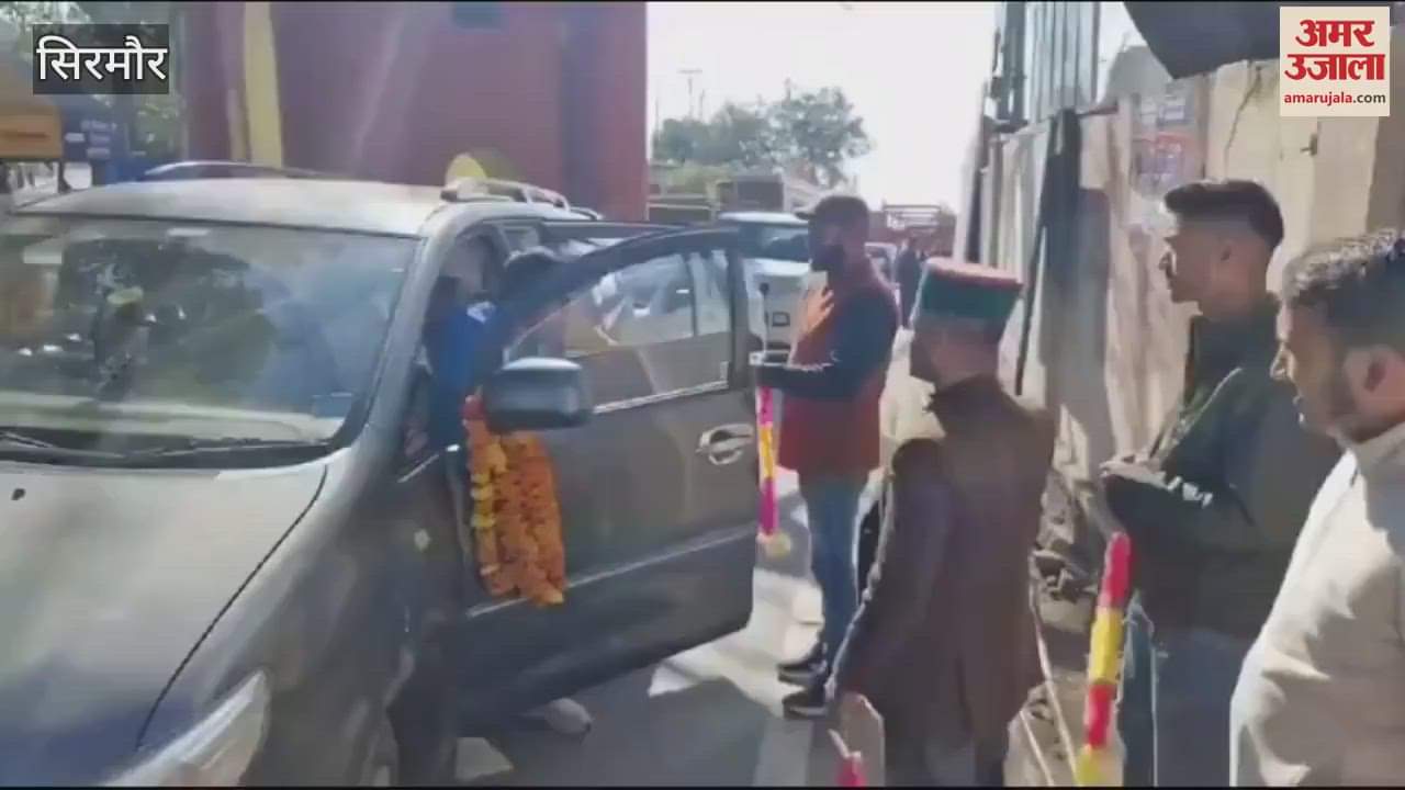 VIDEO : International para athlete Virender Kumar welcomed on his return