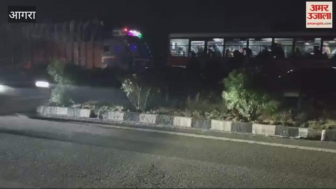 VIDEO : A businessman died due to beating by police at a police post in Agra