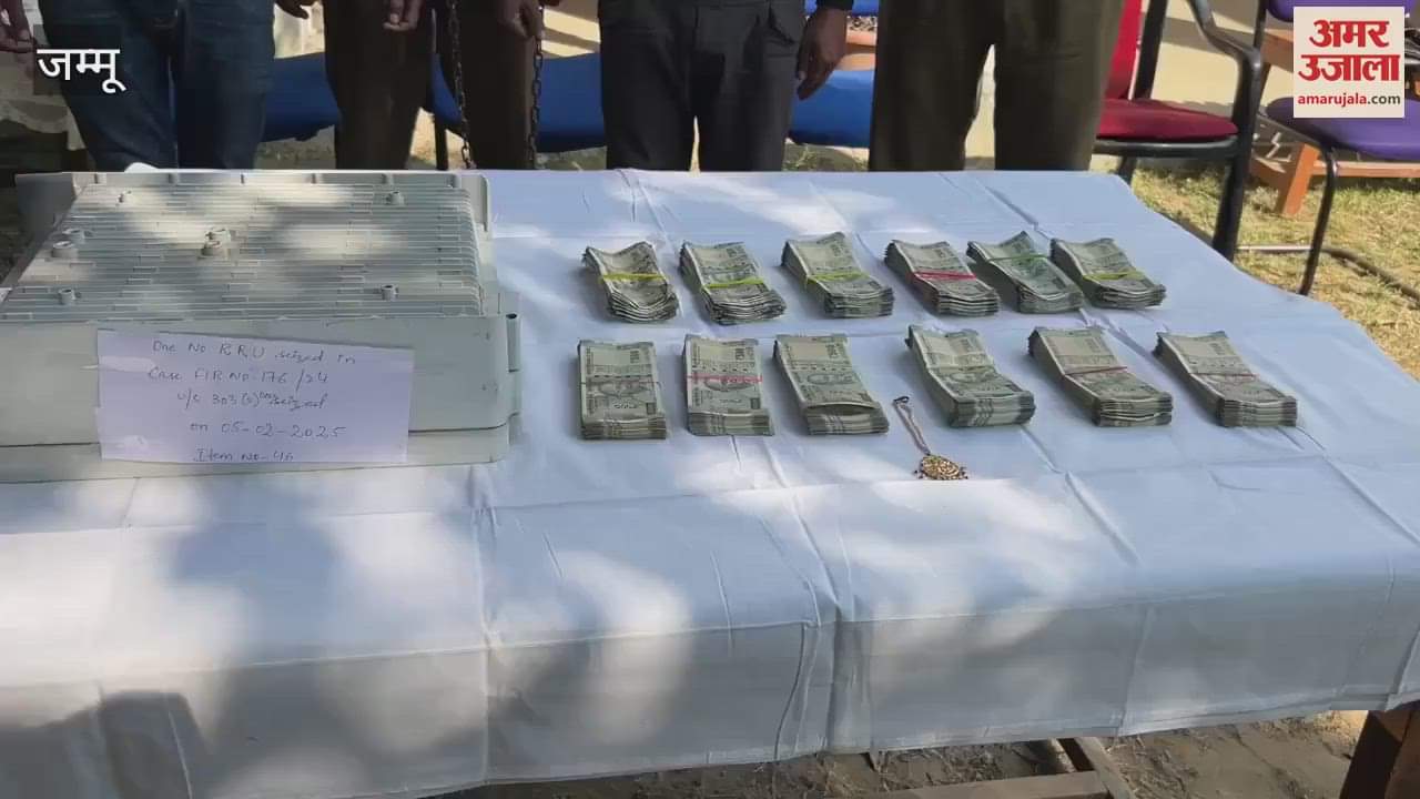 VIDEO : Jammu Police unearths four theft cases, recovered stolen property worth Rs 12 lakh