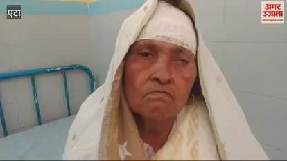 VIDEO : Bike lost control and fell due to wild boar