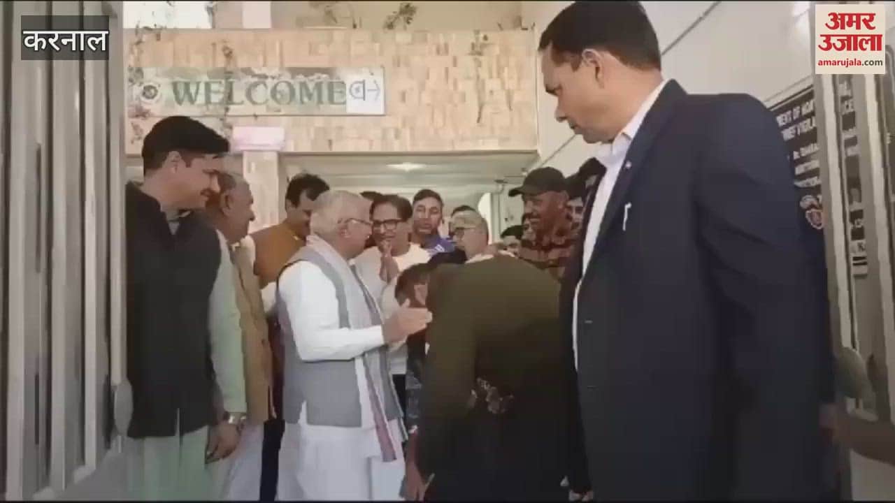 VIDEO : Union Minister Manohar Lal said in Karnal, BJP government is sure to be formed in Delhi