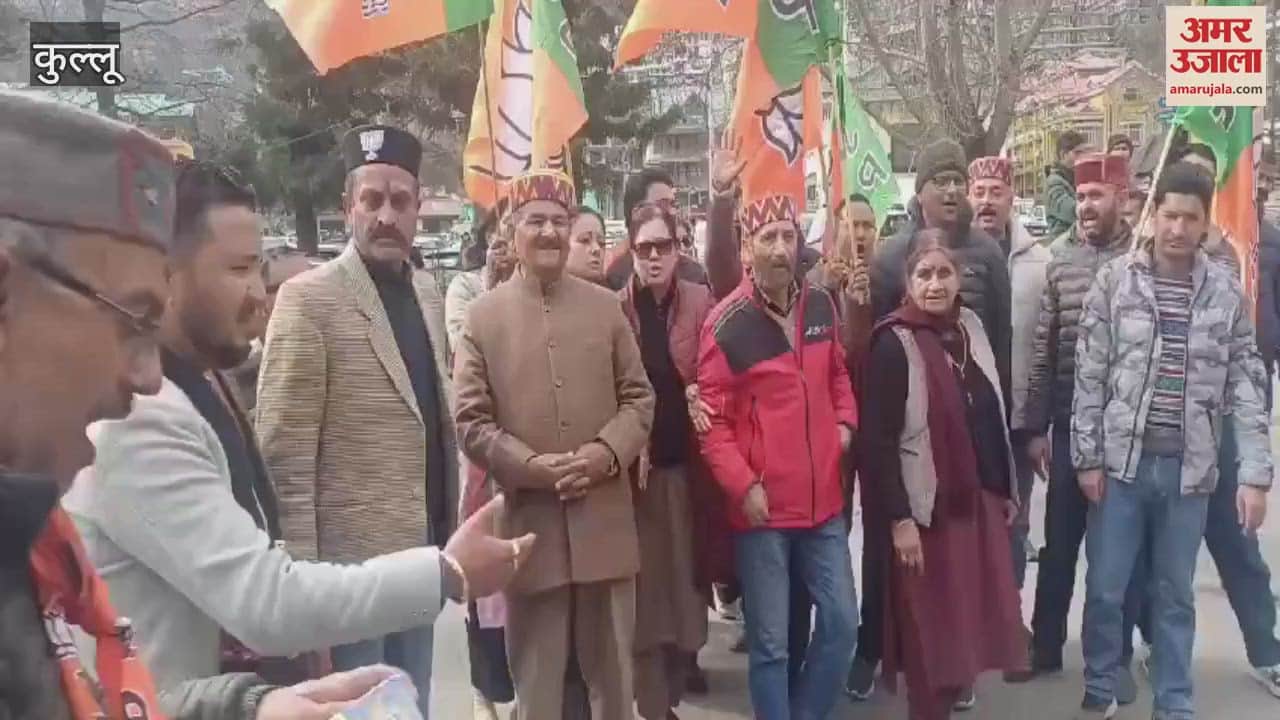 VIDEO : BJP celebrates victory in Delhi in Kullu