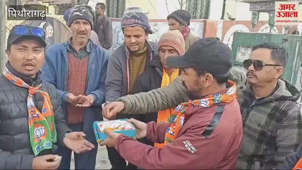 VIDEO : दिल्ली में भाजपा की जीत पर मुनस्यारी में जश्न, कार्यकर्ताओं ने मिठाई बांटकर मनाया जश्न